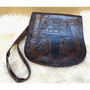 Loungefly Star Wars Disney Boba Fett Crossbody Bag Vegan Leather